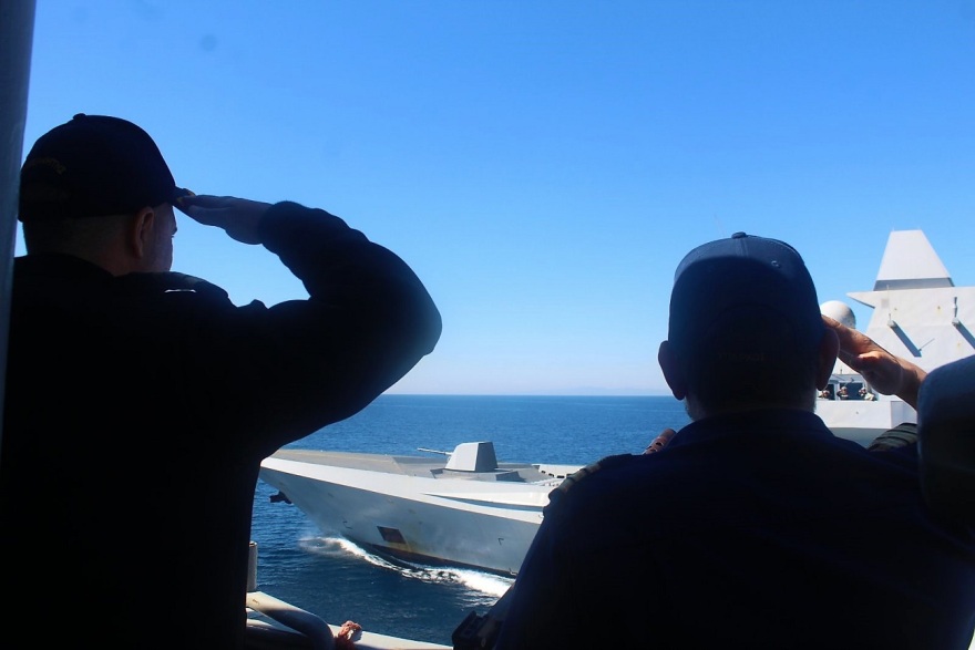 Συνεκπαίδευση των Ενόπλων Δυνάμεων με τη Γαλλική Φρεγάτα «FS Provence»