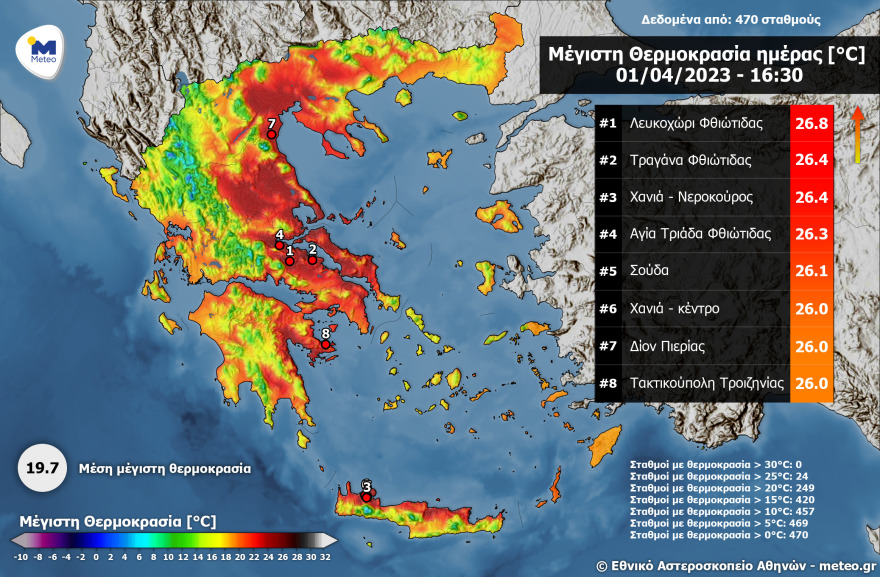 Καιρός: Από την καλοκαιρία στο φθινόπωρο - Πάνω από 10 βαθμούς χαμηλότερη θερμοκρασία την άλλη βδομάδα