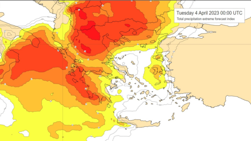 Καιρός: Από τη Δευτέρα το πρωί η επέλαση της κακοκαιρίας «ILINA» - Ισχυρές καταιγίδες και στην Αττική