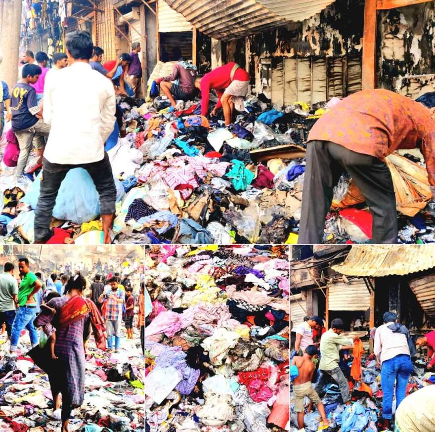 Κόλαση φωτιάς σε αγορά στο Μπανγκλαντές