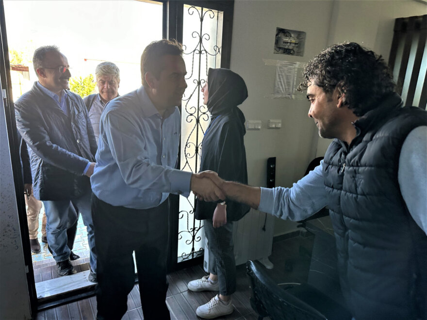 Νότης Μηταράκης: Στις σεισμόπληκτες περιοχές της Τουρκία - Επόπτευσε το μέγεθος της καταστροφής από ελικόπτερο