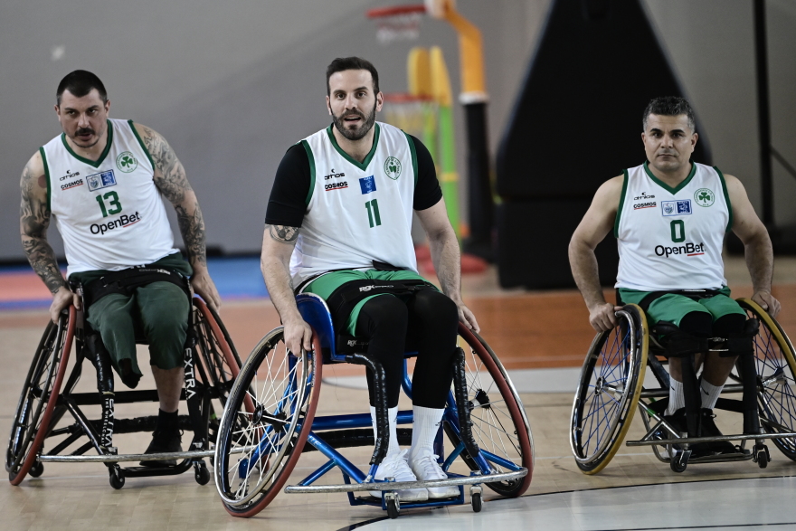 Παππάς: Ντεμπούτο με την ομάδα μπάσκετ με αμαξίδιο του Παναθηναϊκού 