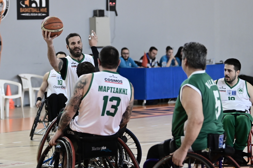 Παππάς: Ντεμπούτο με την ομάδα μπάσκετ με αμαξίδιο του Παναθηναϊκού 