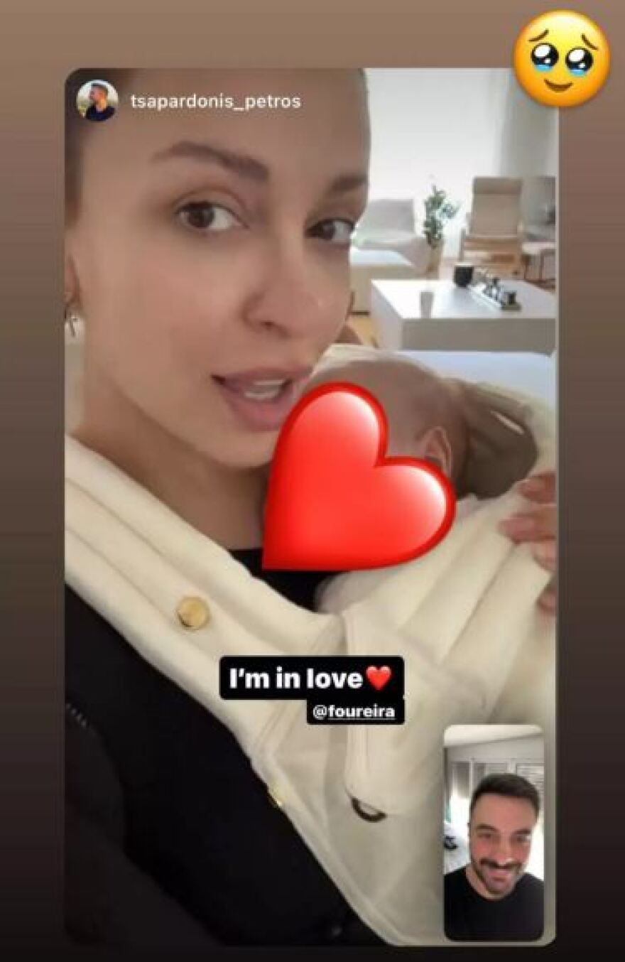 Ελένη Φουρέιρα: Η νέα της φωτογραφία αγκαλιά με τον δύο μηνών γιο της