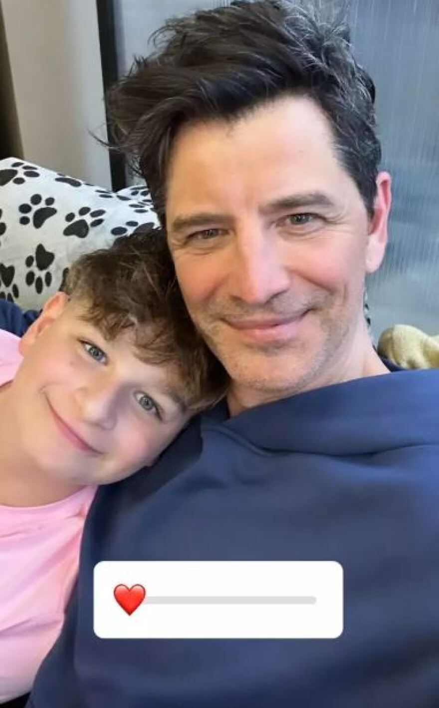 Σάκης Ρουβάς: Η selfie με τον 11χρονο γιο του