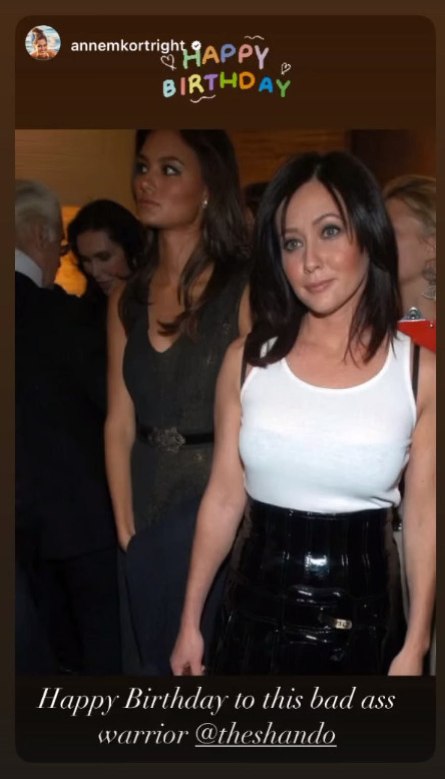 Σάνεν Ντόχερτι: Γιορτάζει τα γενέθλια της εν μέσω της μάχης της με τον καρκίνο