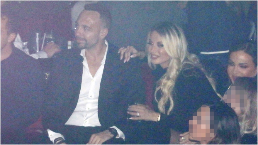 Κωνσταντίνα Σπυροπούλου και Βασίλης Σταθοκωστόπουλος στην πρώτη δημόσια έξοδο μετά τη γέννηση του γιου τους