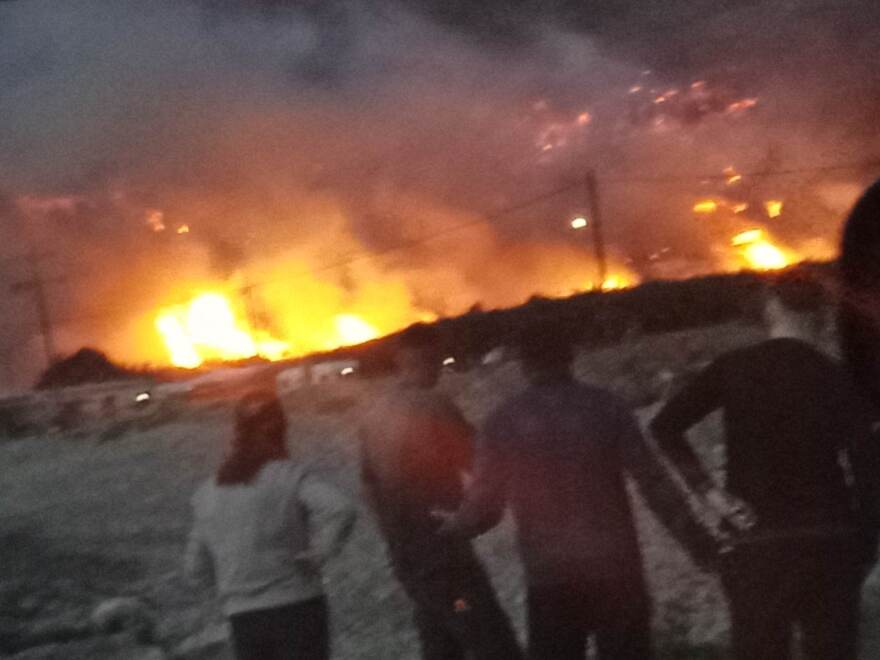 Φωτιά - Κρήτη: Ολονύχτια μάχη με τις φλόγες στο Σφηνάρι Κισσάμου