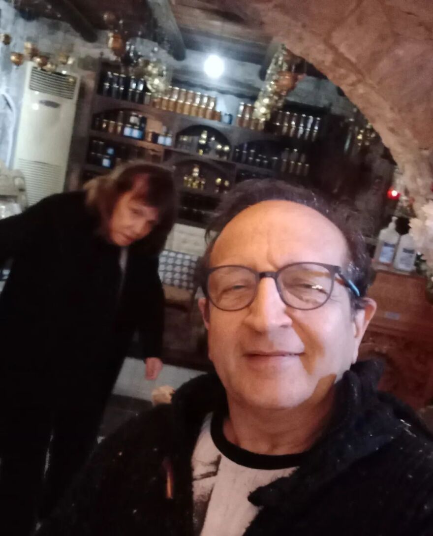 Η Μαίρη Χρονοπούλου στον Επιτάφιο στην Παιανία - Δείτε φωτογραφίες