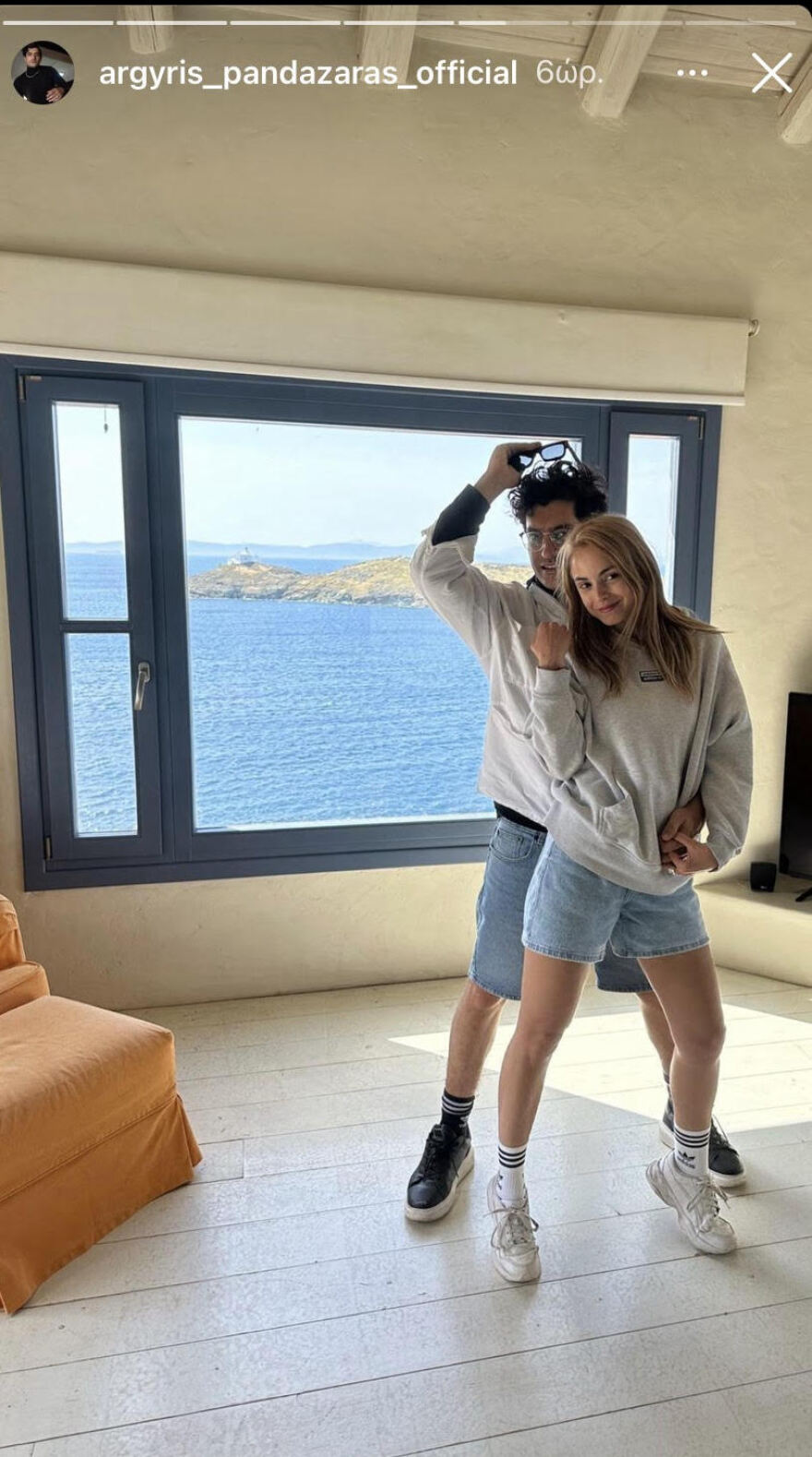 Ο Αργύρης Πανταζάρας δημοσίευσε φωτογραφίες από τις διακοπές του με τη Σίσσυ Τουμάση 