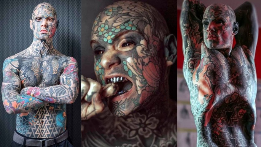 Ο άνδρας με τα περισσότερα τατουάζ στον κόσμο είναι δάσκαλος σε δημοτικό σχολείο