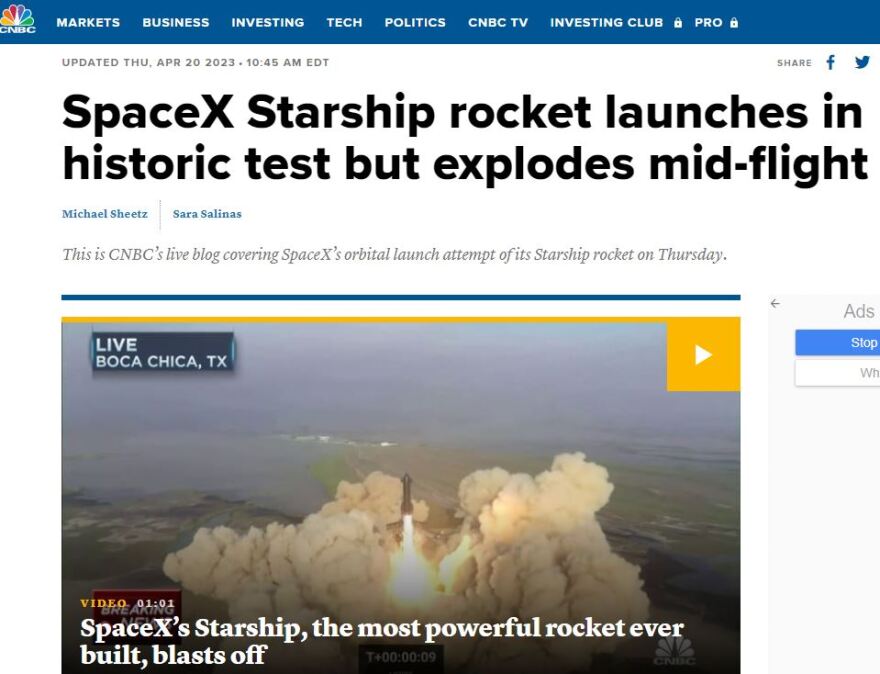 Starship: Αποτυχία ή ιστορικό επίτευγμα η έκρηξη του πυραύλου του Έλον Μασκ;