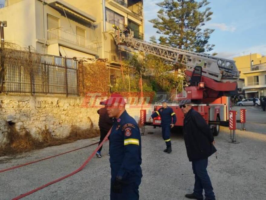 Πάτρα: Φωτιά σε πολυκατοικία - Ακούστηκαν εκρήξεις, εκκενώθηκε το κτίριο
