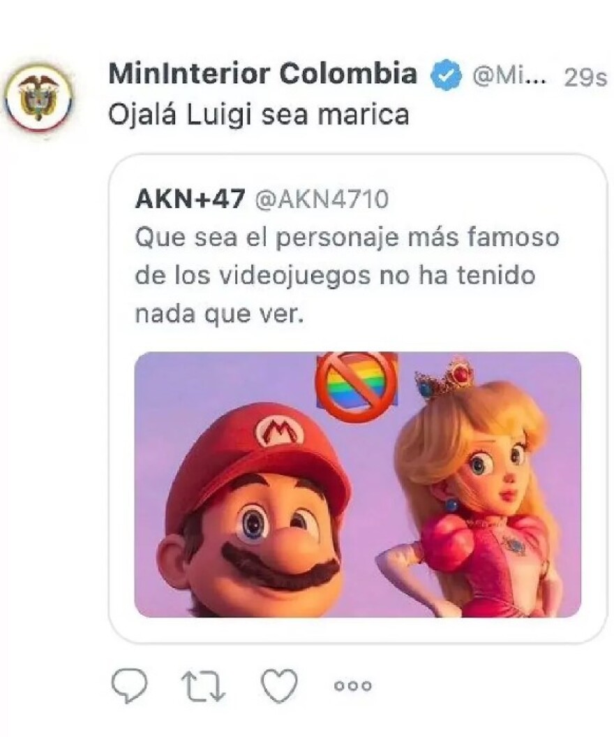 Super Mario Bros: Αντιδράσεις στο Twitter με σχόλιο που θεωρήθηκε ομοφοβικό