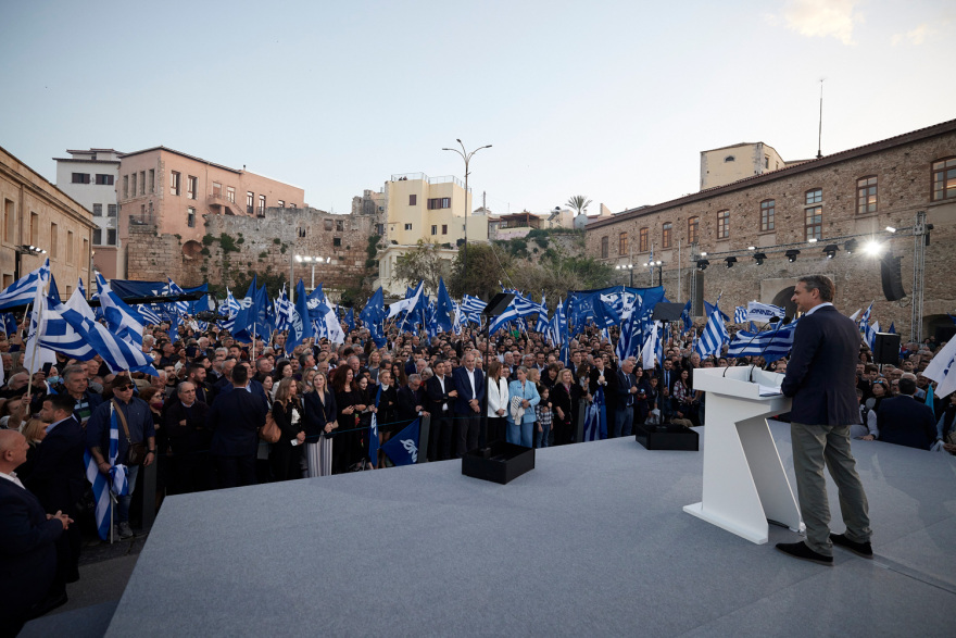 Εκλογές 2023 - Κυριάκος Μητσοτάκης από τα Χανιά «ο λαός δεν θέλει δεύτερη φορά συμφορά, αλλά προκοπή»