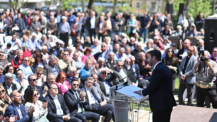 Εκλογές 2023 - Ανδρουλάκης: Ψηφίστε ΠΑΣΟΚ για να γίνουν παρελθόν τα συστήματα εξουσίας Τσίπρα-Μητσοτάκη