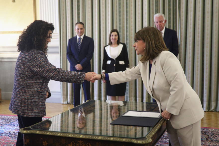 Εκλογές 2023: Ορκίστηκε υπουργός Εσωτερικών η Καλλιόπη Σπανού - Δείτε φωτογραφίες