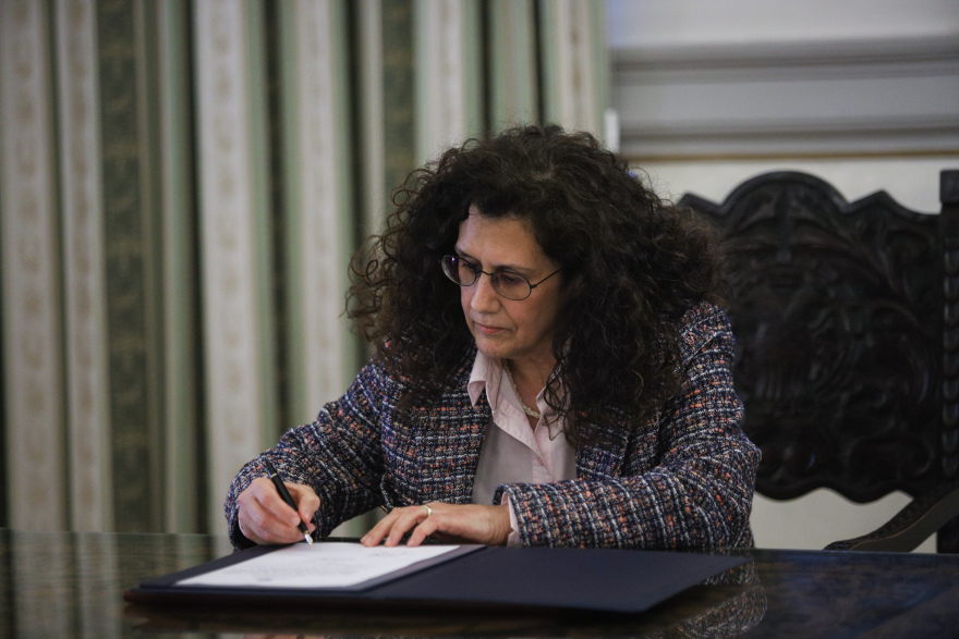 Εκλογές 2023: Ορκίστηκε υπουργός Εσωτερικών η Καλλιόπη Σπανού - Δείτε φωτογραφίες