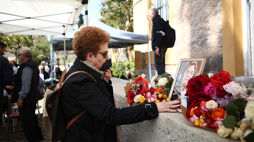 Μυρσίνη Ζορμπά: Έγινε η πολιτική κηδεία της στο Πάρκο Ελευθερίας