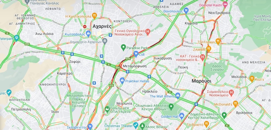 Κίνηση τώρα: Κυκλοφοριακό κομφούζιο στην Αθηνών-Λαμίας μετά από τροχαίο - Τούμπαρε ΙΧ