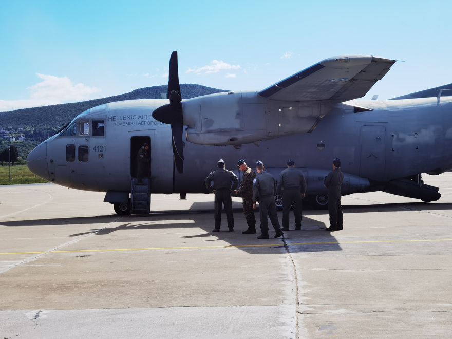 Σουδάν: Έλληνες, Κύπριοι, Ρουμάνοι και Φινλανδοί έφτασαν στην Τανάγρα με το C-27 (βίντεο + φωτογραφίες)