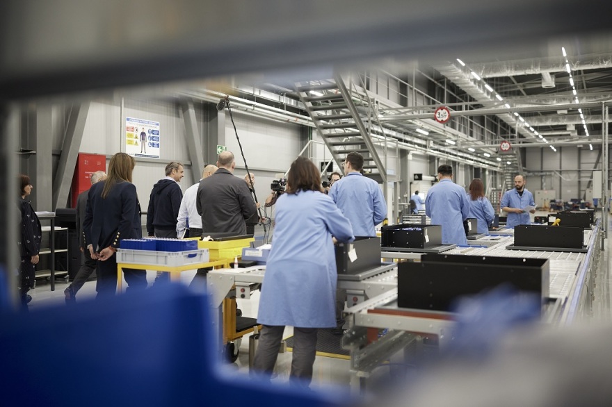 Εκλογές 2023 - Μητσοτάκης: Επισκέφθηκε το εργοστάσιο της Sunlight