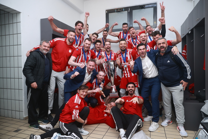 Volley League, ΠΑΟΚ - Ολυμπιακός 0-3: Πρωταθλητές για 31η φορά οι Πειραιώτες