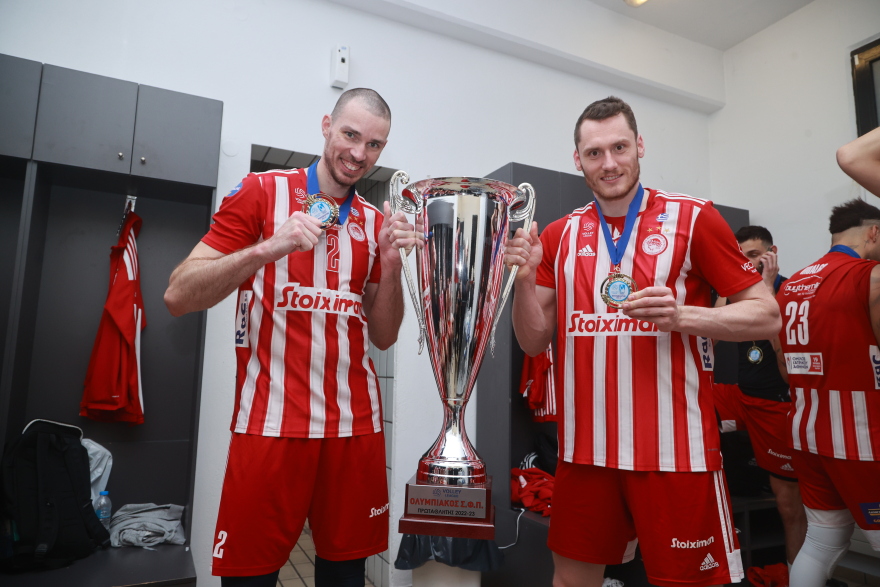 Volley League, ΠΑΟΚ - Ολυμπιακός 0-3: Πρωταθλητές για 31η φορά οι Πειραιώτες