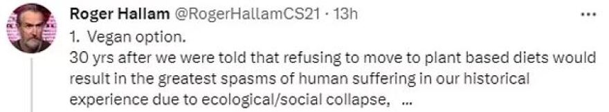 Ηνωμένο Βασίλειο: Έξαλλος vegan ακτιβιστής που έφαγε... νερόβραστα καρότα σε νοσοκομείο - Δείτε φωτογραφία