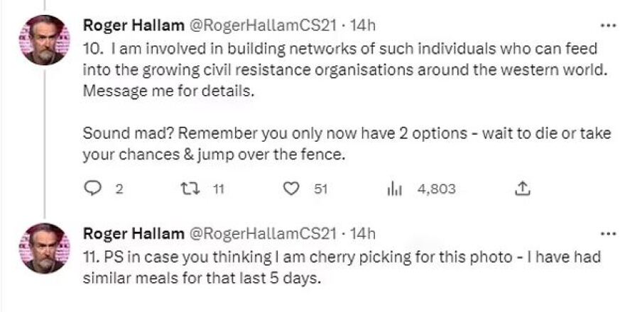 Ηνωμένο Βασίλειο: Έξαλλος vegan ακτιβιστής που έφαγε... νερόβραστα καρότα σε νοσοκομείο - Δείτε φωτογραφία