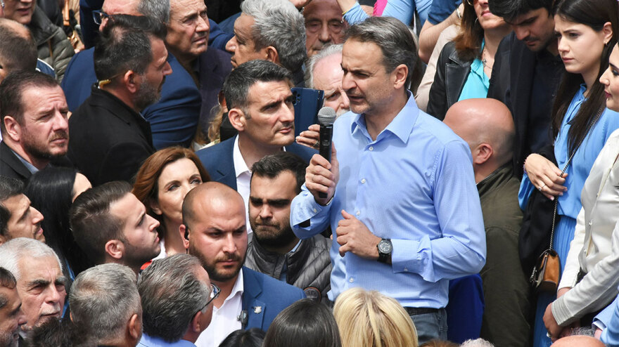 Εκλογές 2023 - Μητσοτάκης: Η ΝΔ είναι με την Πρωτομαγιά, ενώ ο Τσίπρας με την Πρωταπριλιά