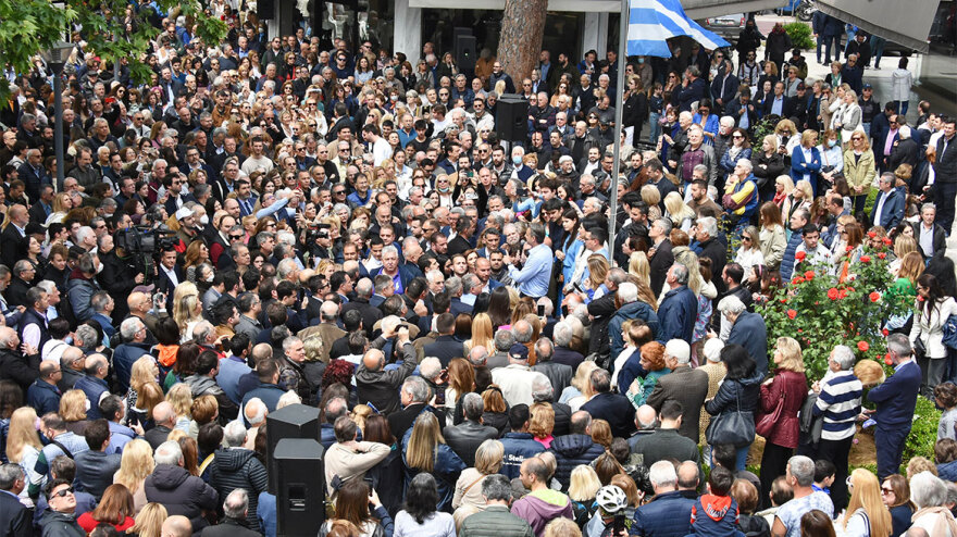 Εκλογές 2023 - Μητσοτάκης: Η ΝΔ είναι με την Πρωτομαγιά, ενώ ο Τσίπρας με την Πρωταπριλιά