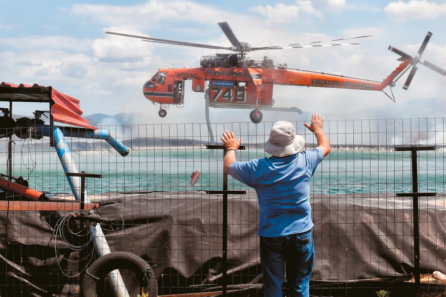 Με «Ακρίδες», drones και τεχνητές φωτιές η μάχη της δασοπυρόσβεσης