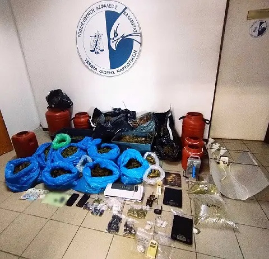 Καλλιεργούσαν κάνναβη σε απομονωμένες βίλες της Αττικής - Βρέθηκαν πάνω από 30 κιλά