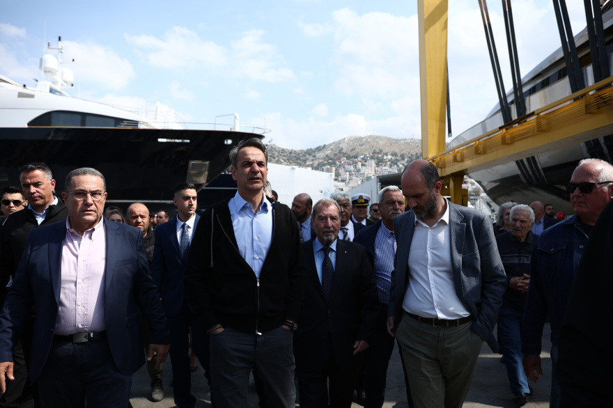 Εκλογές 2023 - Κυριάκος Μητσοτάκης: Επίσκεψη στα ναυπηγεία Περάματος - Δείτε φωτογραφίες