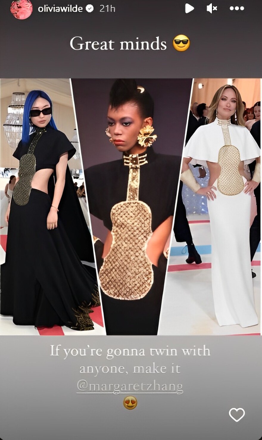 Ολίβια Γουάιλντ: Η απάντηση της για το περιστατικό με το ίδιο φόρεμα στο Met Gala 