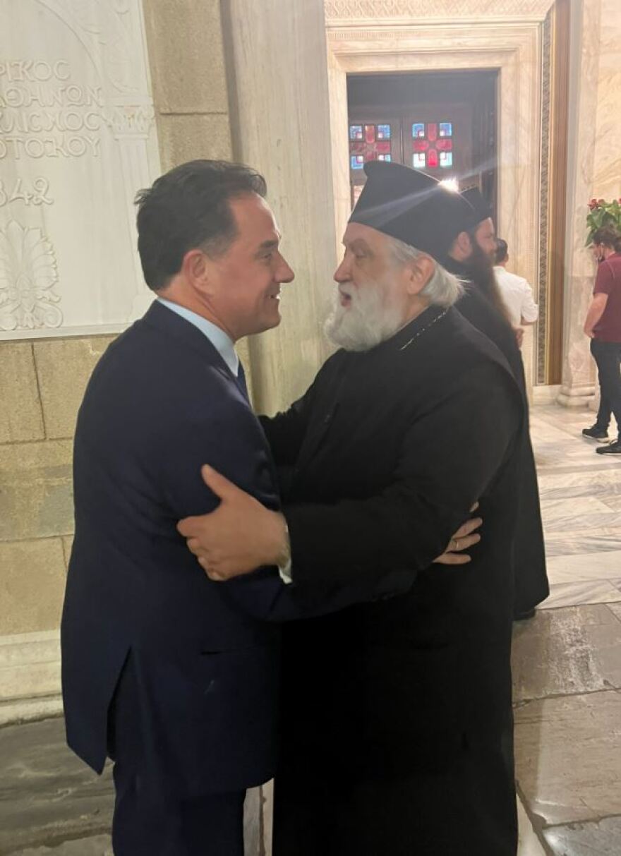 Άξιον Εστί: Στη Μητρόπολη για προσκύνημα της ιερής εικόνας ο Άδωνις Γεωργιάδης