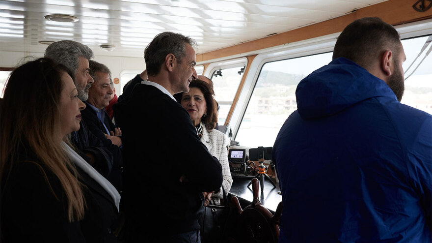 Στην Κεφαλονιά ο Κυριάκος Μητσοτάκης - «O χάρτης θα είναι συνολικά γαλάζιος»