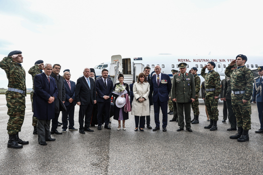 Η Σακελλαροπούλου σε εκδήλωση για τους πεσόντες στην Εκστρατεία της Καλλίπολης στη Λήμνο