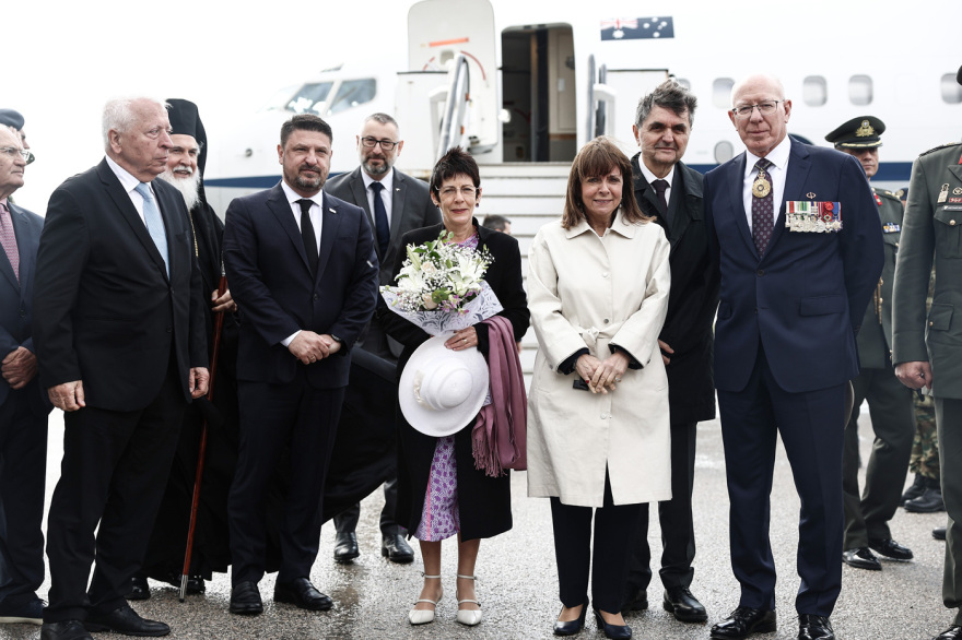 Η Σακελλαροπούλου σε εκδήλωση για τους πεσόντες στην Εκστρατεία της Καλλίπολης στη Λήμνο