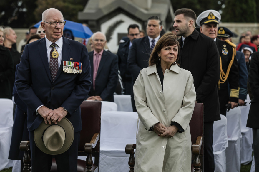 Η Σακελλαροπούλου σε εκδήλωση για τους πεσόντες στην Εκστρατεία της Καλλίπολης στη Λήμνο