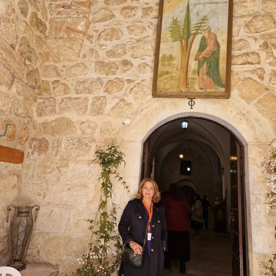 Άντζελα Γκερέκου: Οι φωτογραφίες από το ταξίδι της στην Ιερουσαλήμ