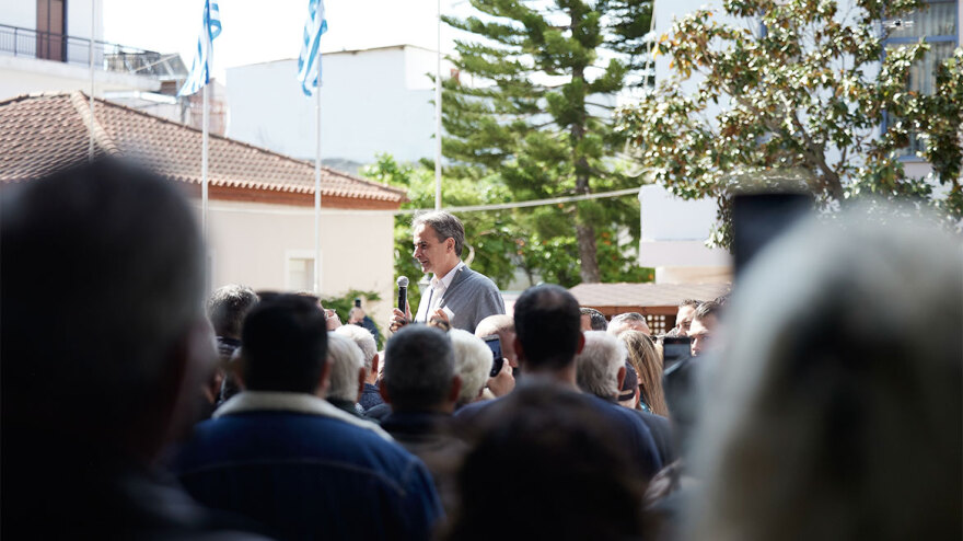 Εκλογές 2023 - Μητσοτάκης από Ηλεία: Εμείς μιλάμε για το μέλλον και αφήνουμε τους άλλους να τσακώνονται για την Ελλάδα του 1981