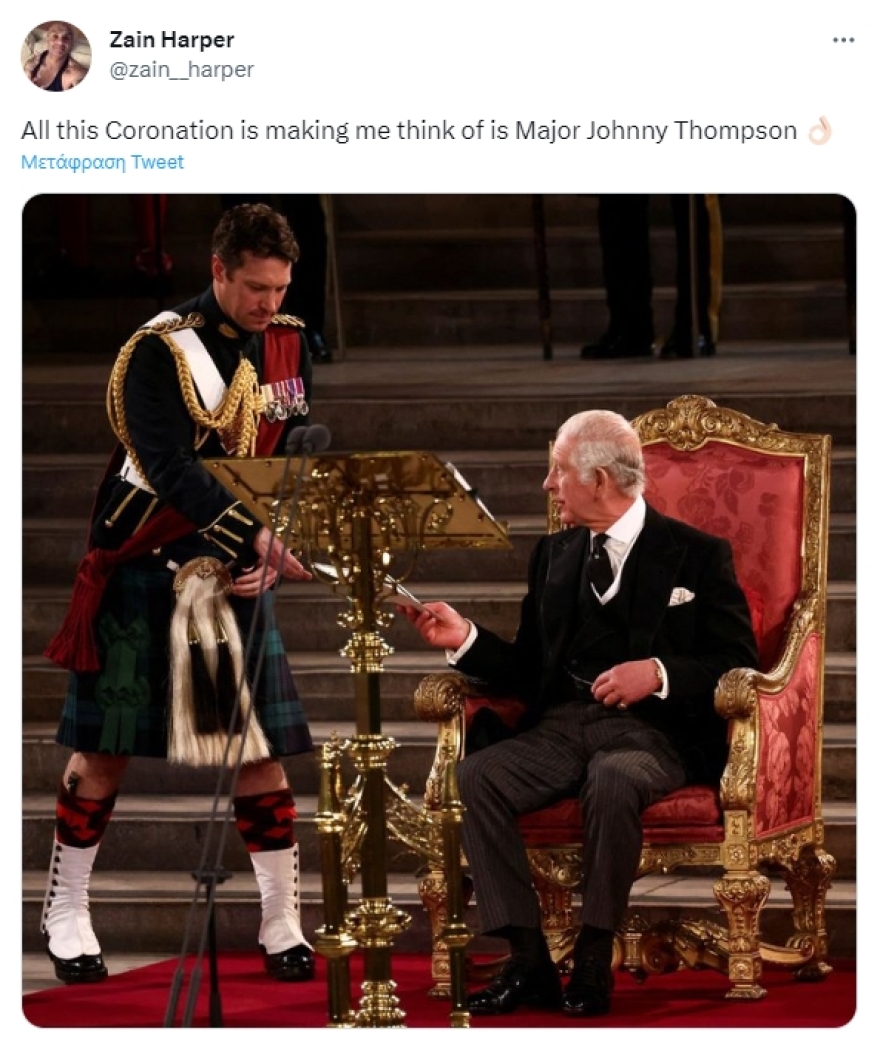 Τζόναθαν Τόμσον: Ποιος είναι ο ταγματάρχης που έγινε viral  στη στέψη του βασιλιά Καρόλου