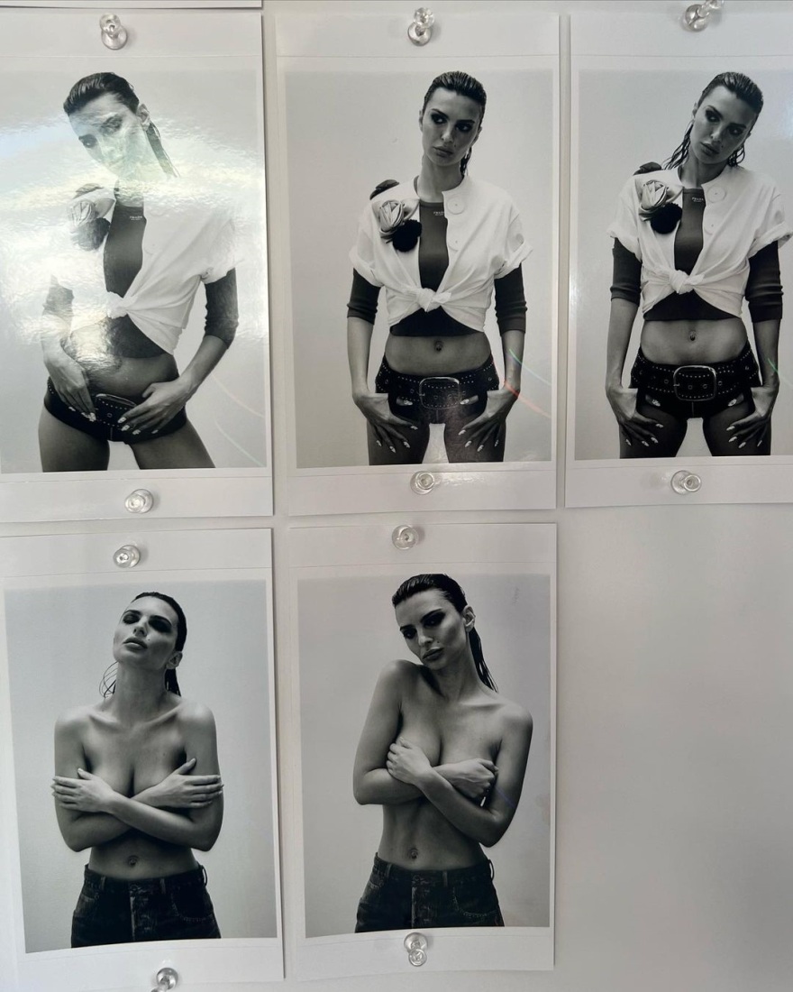 Έμιλι Ραταϊκόφσκι: Ποζάρει με τον γιο της και το μπικίνι της