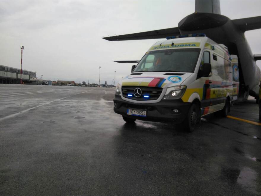 Σαντορίνη: Αεροδιακομιδή «ζωής» για πρόωρο νεογνό στο νοσοκομείο Ηρακλείου - Δείτε φωτογραφίες