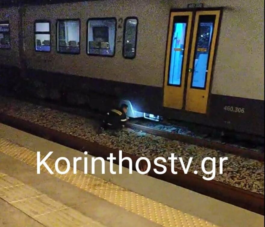 Κινέτα: «Λαχτάρησαν» οι επιβάτες του προαστιακού - Σπινθήρες τον ανάγκασαν να σταματήσει (βίντεο)