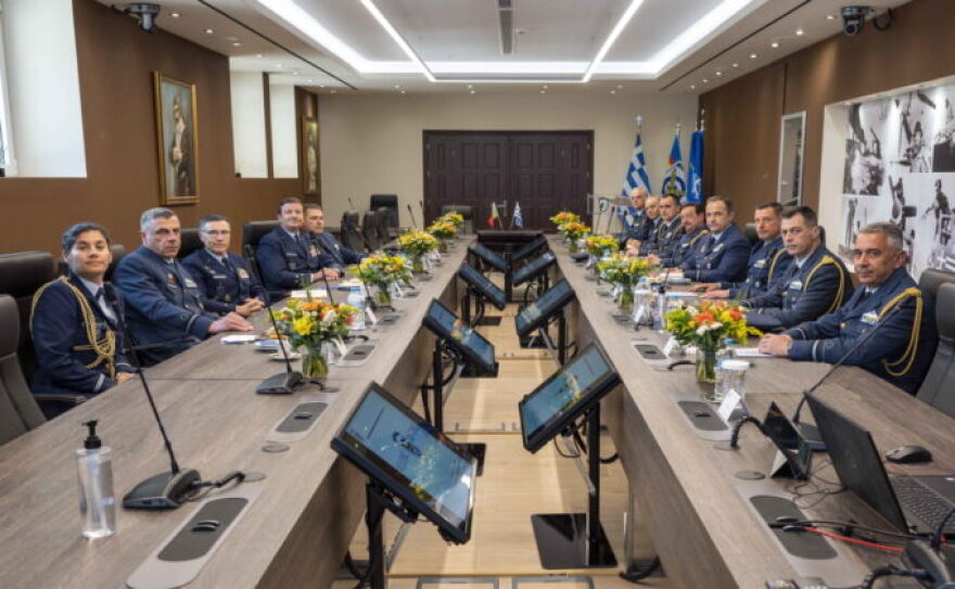 Τανάγρα: Στην 114 Πτέρυγα Μάχης οι Αρχηγοί ΓΕΑ Ελλάδας-Πορτογαλίας - Δείτε φωτογραφίες