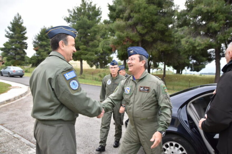 Τανάγρα: Στην 114 Πτέρυγα Μάχης οι Αρχηγοί ΓΕΑ Ελλάδας-Πορτογαλίας - Δείτε φωτογραφίες