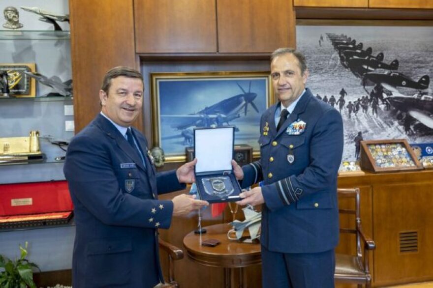 Τανάγρα: Στην 114 Πτέρυγα Μάχης οι Αρχηγοί ΓΕΑ Ελλάδας-Πορτογαλίας - Δείτε φωτογραφίες